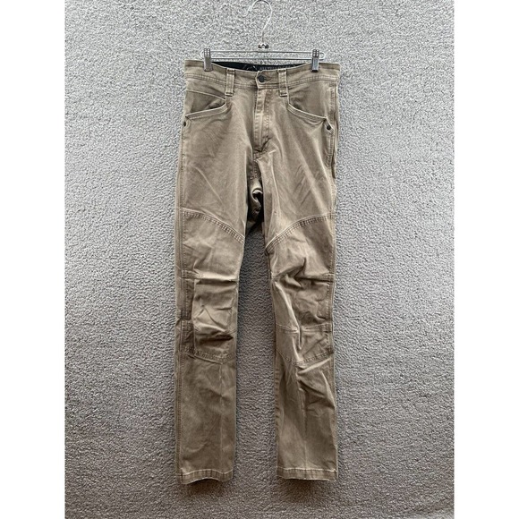 Wrangler Other - Wrangler Pants Mens 30x34 Brown ATG Double Knee Utility Workwear Canvas NS857MR